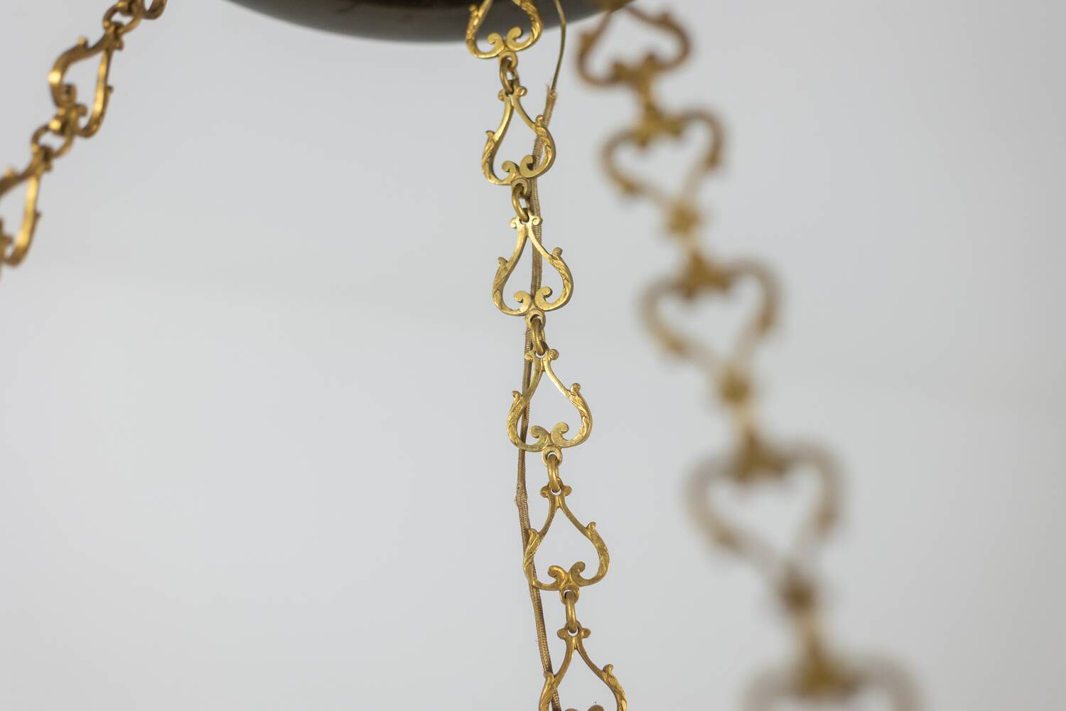 Baguès House. Empire style chandelier in gilded bronze. 1950s.