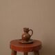 Soliflore candle holder in vintage stoneware ceramic handmade pottery Scandinavian country spirit