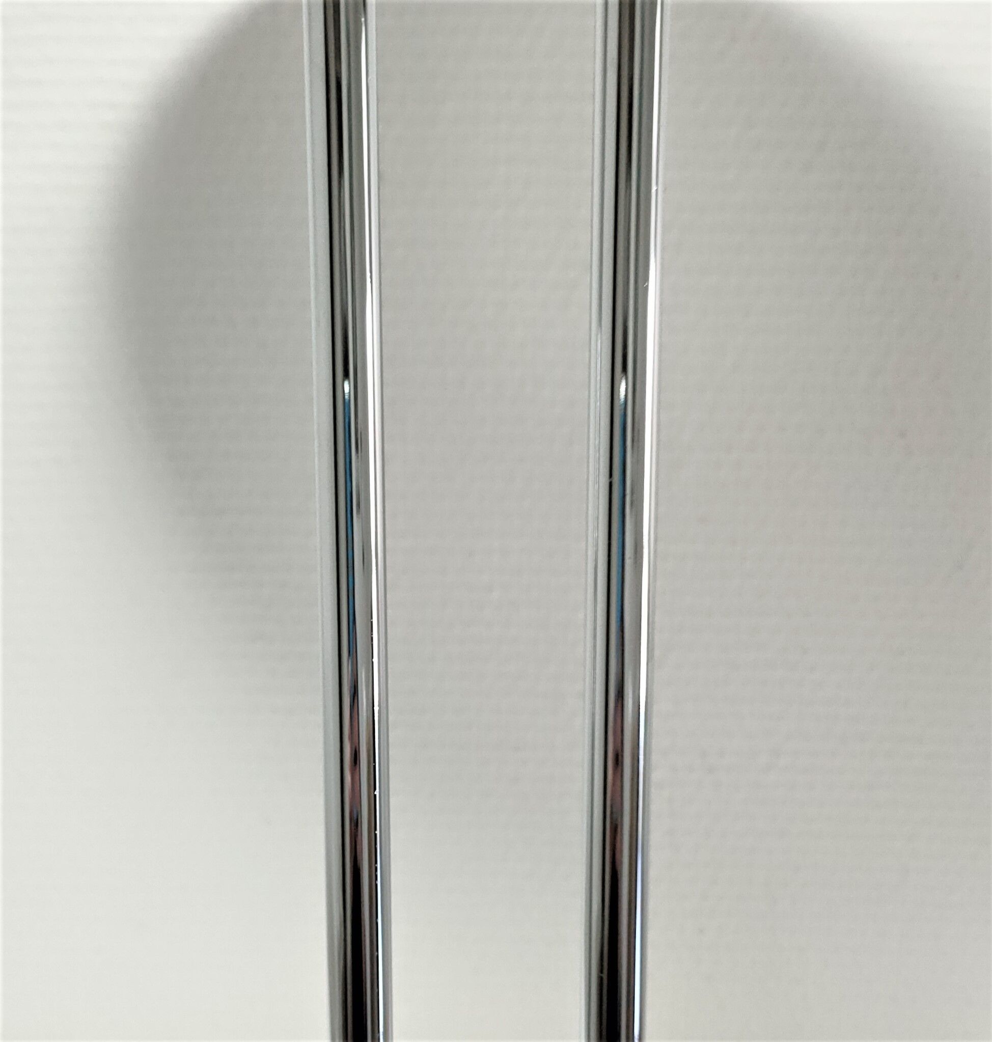 Aluminor lamp chrome metal and matt black design 80s