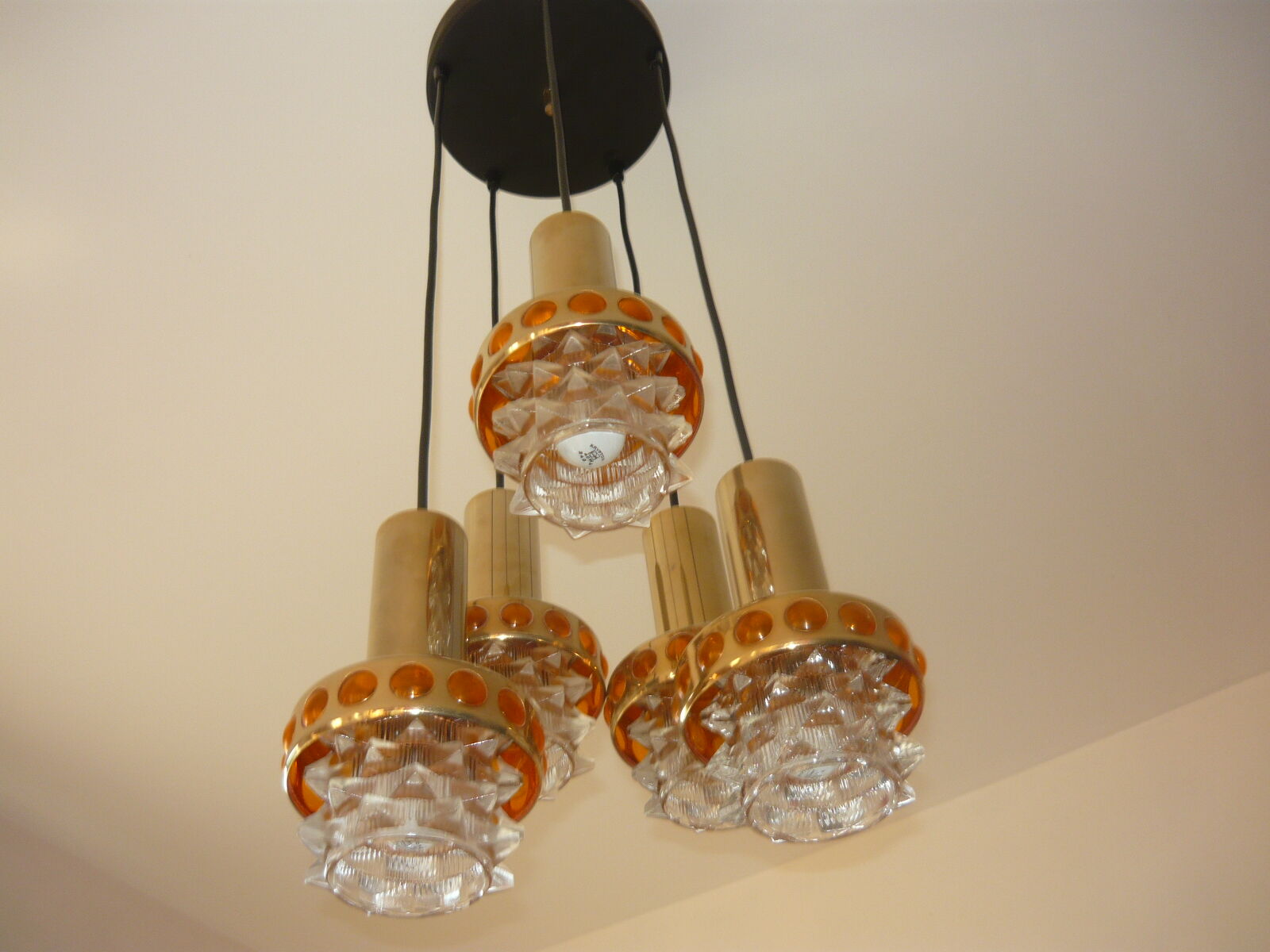 Suspension Raak 5 feux années 70