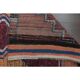 1970s Vintage Turkish Oushak Handmade Wool Cotton Pink Runner Rug 90x317