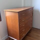 Commode vintage en bois à 5 tiroirs