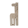 Statuette de girafe presse-papier travertin Fratelli Mannelli - made in Italy - millésime.