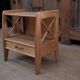 1950 vintage oak bedside table