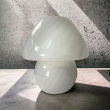 Vintage Murano Swirl Mushroom Lamp