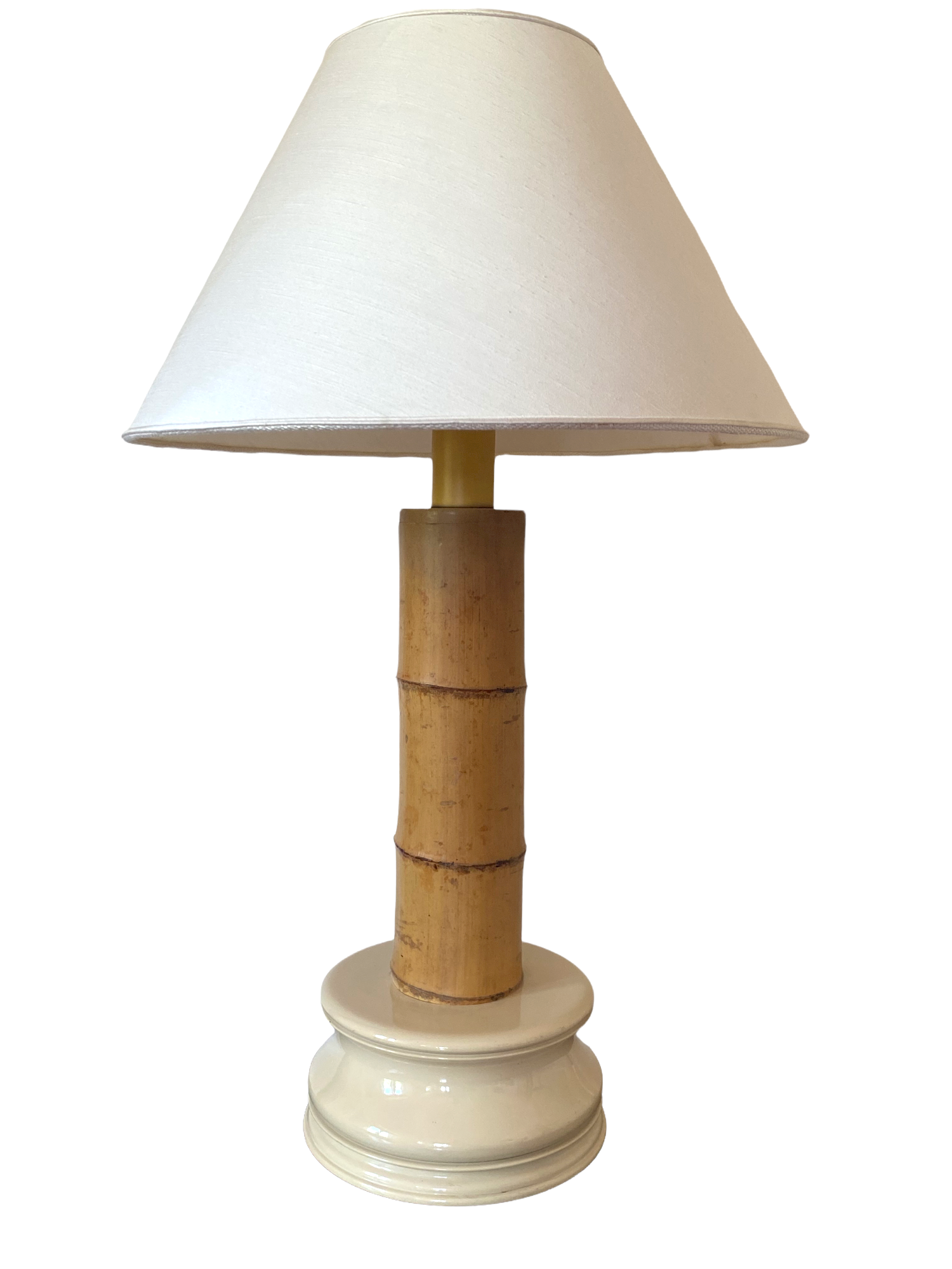Bamboo table lamp, RCM 1867 Italy, 1970s