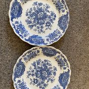 Dessert plates genuine hand engravings ridgway 1792 staffordshire england