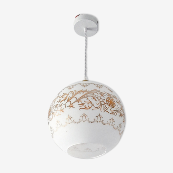 Vintage globe pendant lamp