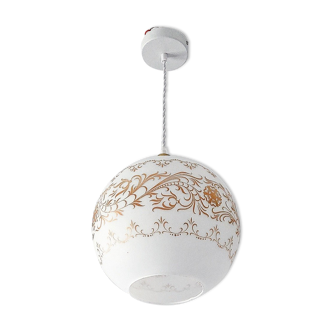 Vintage globe pendant lamp