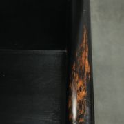Black wooden chair / side chair from the 20th century in Asian style