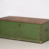 Antique green storage trunk (c.1920) #27