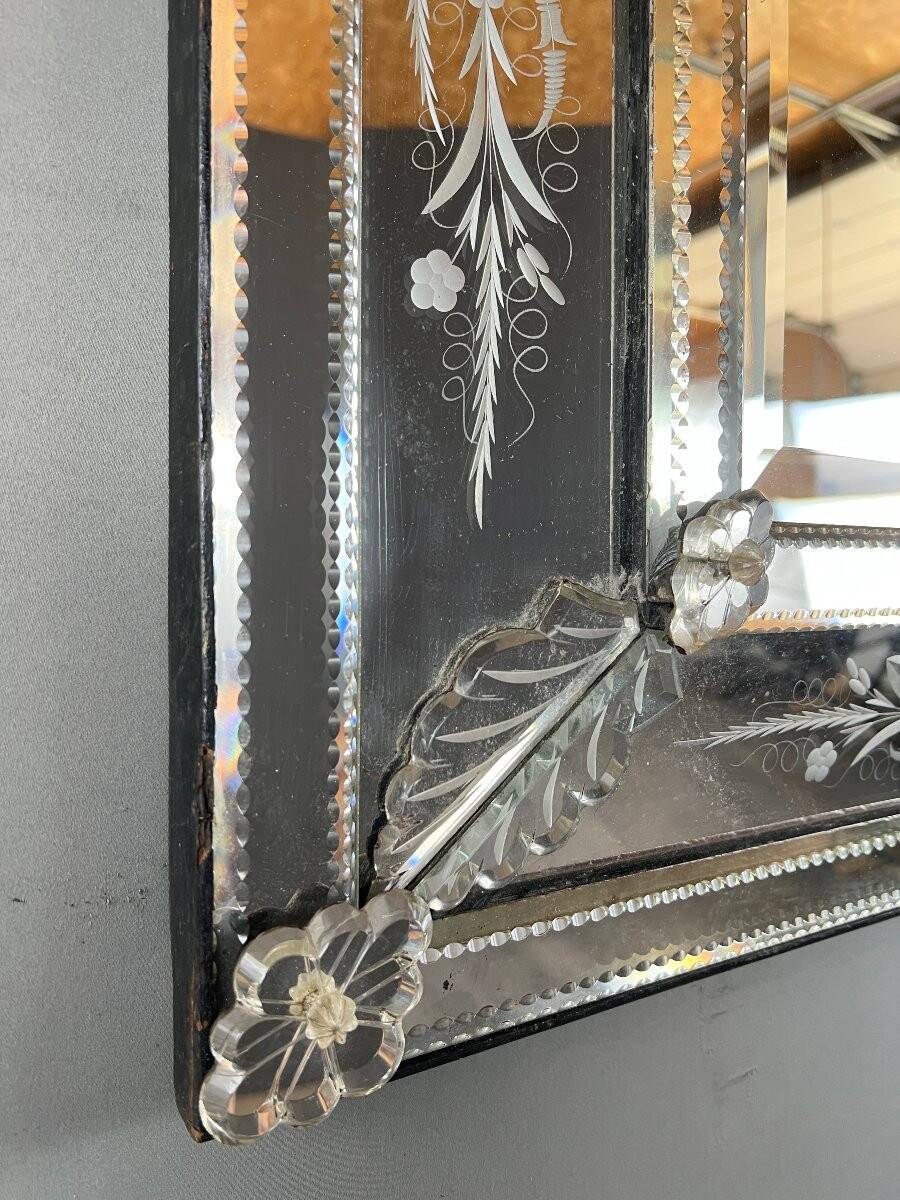 Large Venetian mirror, 20th century