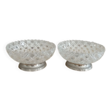 Set of 2 crystal cups