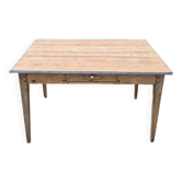 Old rustic farm table one drawer -1m20