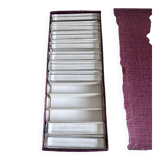 9 crystal knife rests from Hungary