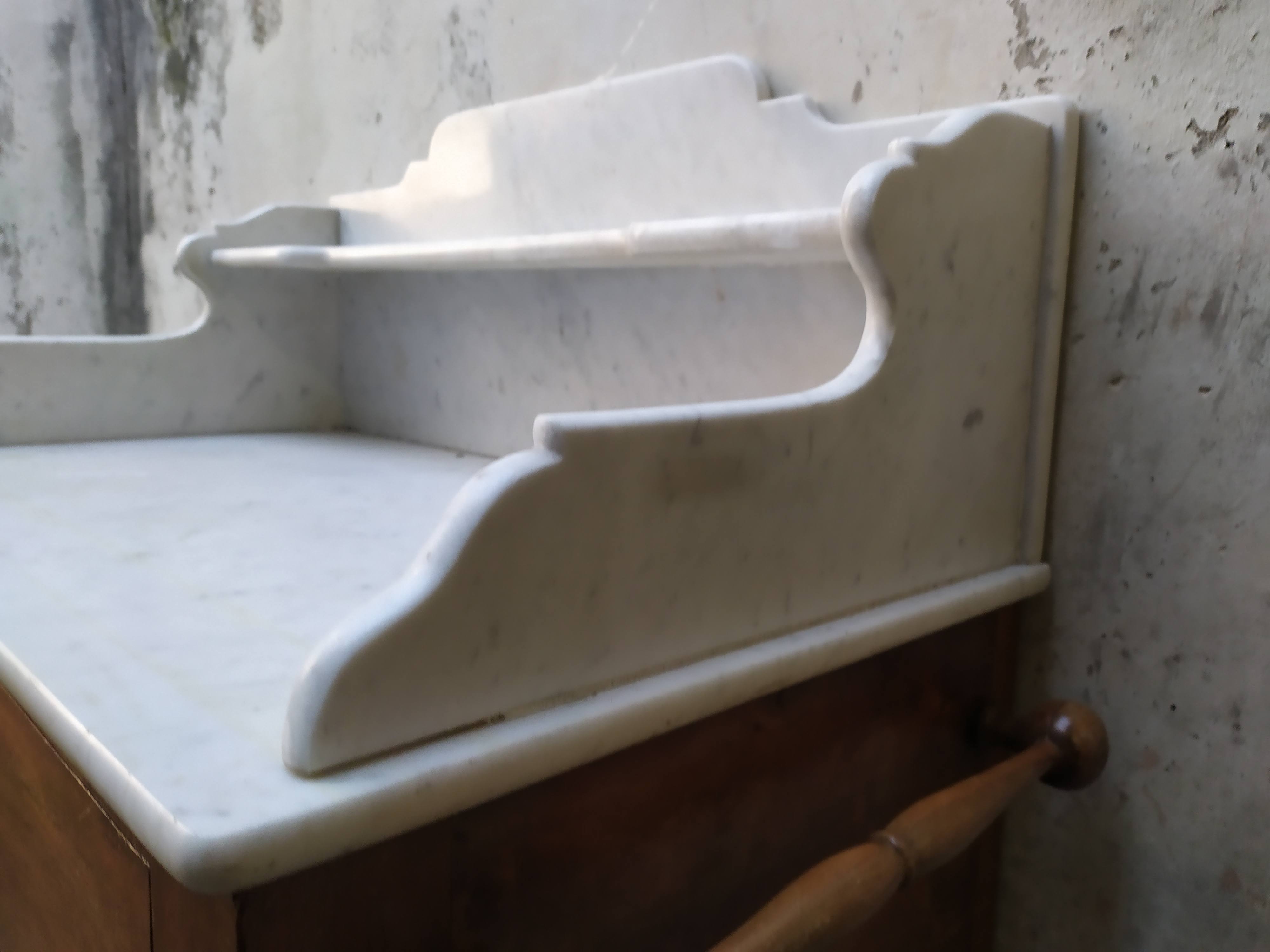 Marble toilet table