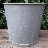 Lessiveuse h38cm en zinc jardin trouée