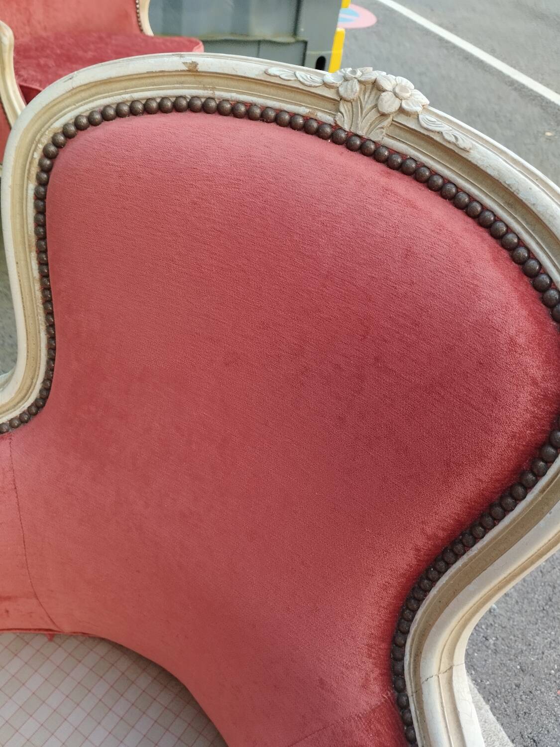 Pair of old Louis XV style armchairs