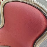 Paire de fauteuils anciens style Louis XV