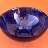 1970s modernist cut explosion of shades of blue