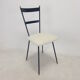 Set of 2 Italian Metal and Brass Chairs, 1960's