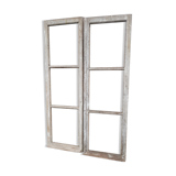 Old pair of window time XVIII th s / XIX th s