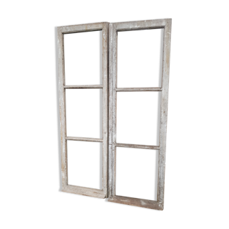 Old pair of window time XVIII th s / XIX th s