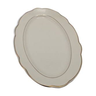 small porcelain dish from Villeroy to Boch, gilded led