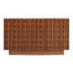 Italian Sideboard Made of Solid Wood and Travertine, Contemporary Cabinet