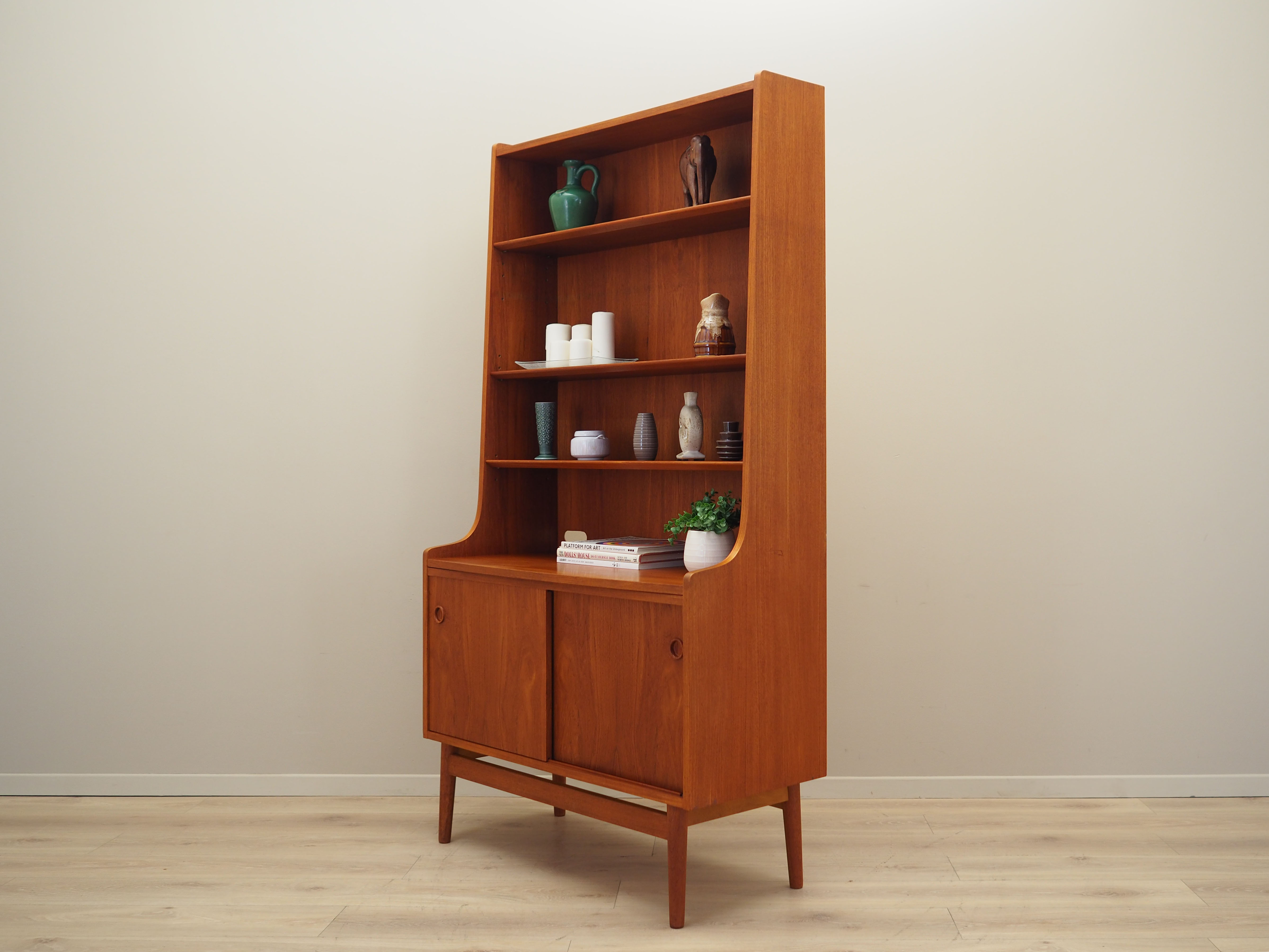 Teak bookcase, Danish design, 1970s, designer: Johannes Sorth