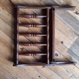 Folding magazine rack