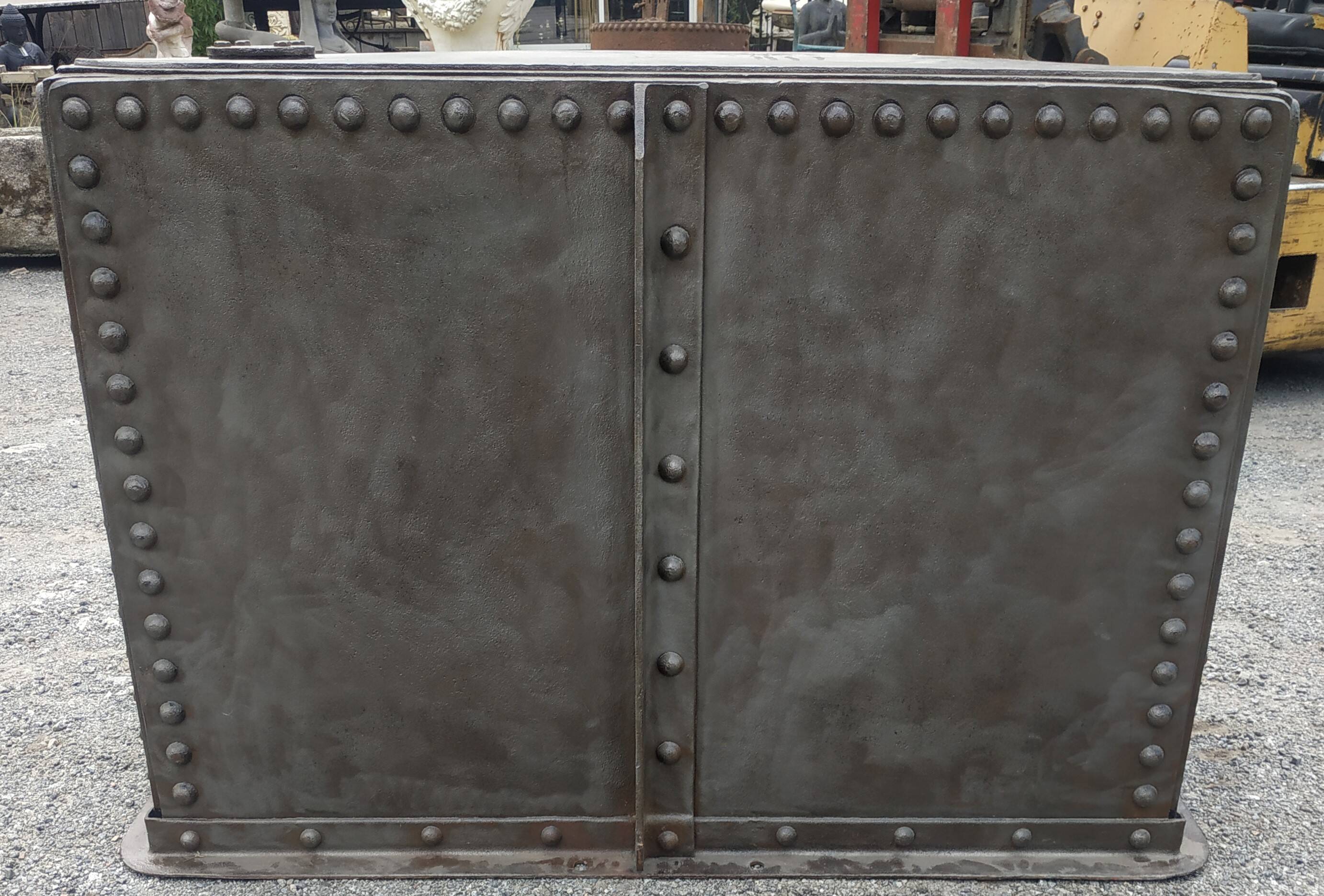 Industrial riveted iron bar