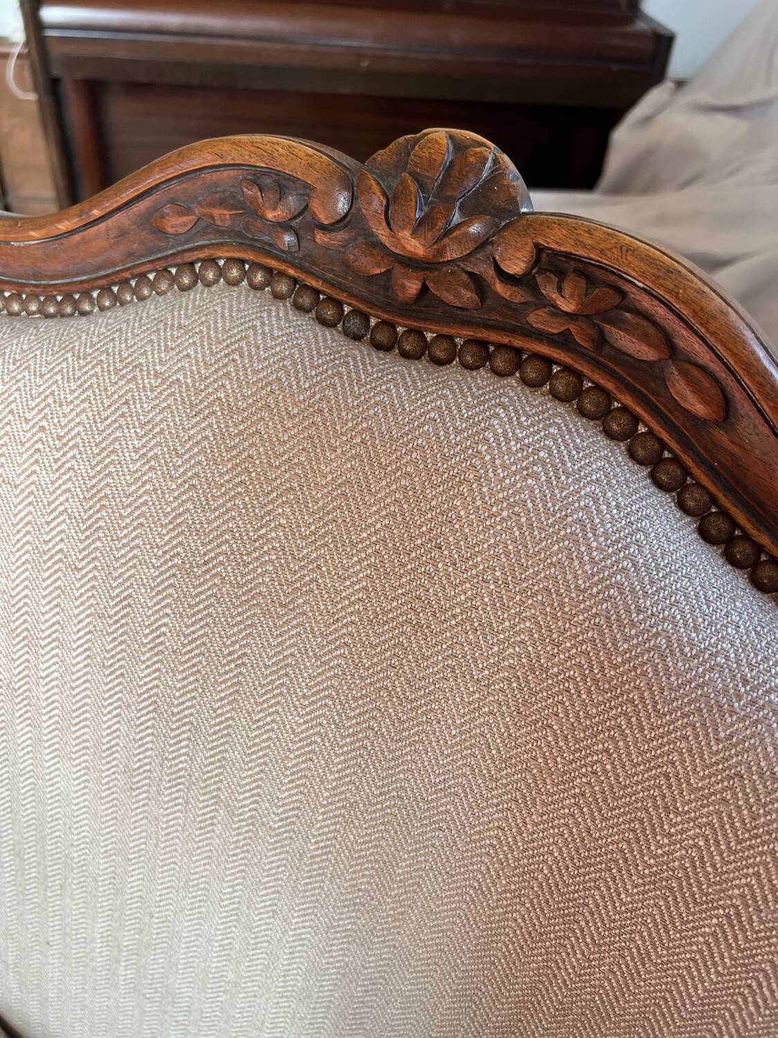 Pair of armchairs in XV style