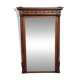 Important Renaissance style walnut mirror / Height 183 cm