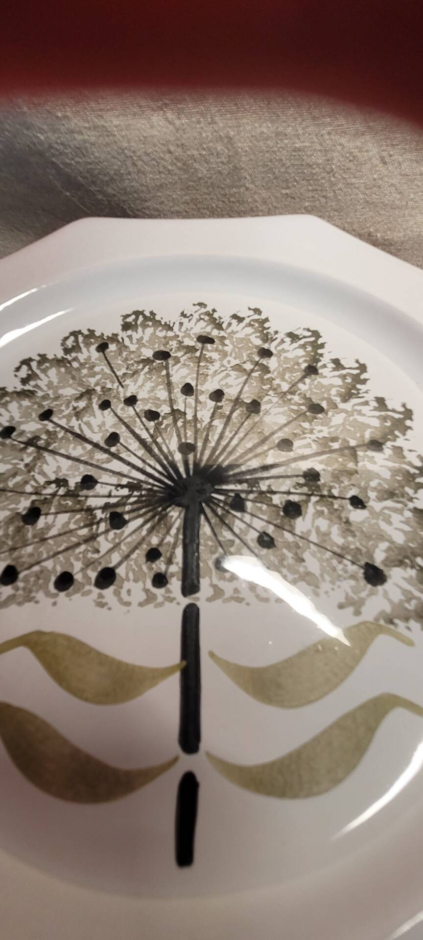 Set of 5 plates Abbey N D du Bec