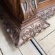 Large oak pharmacy display cabinet