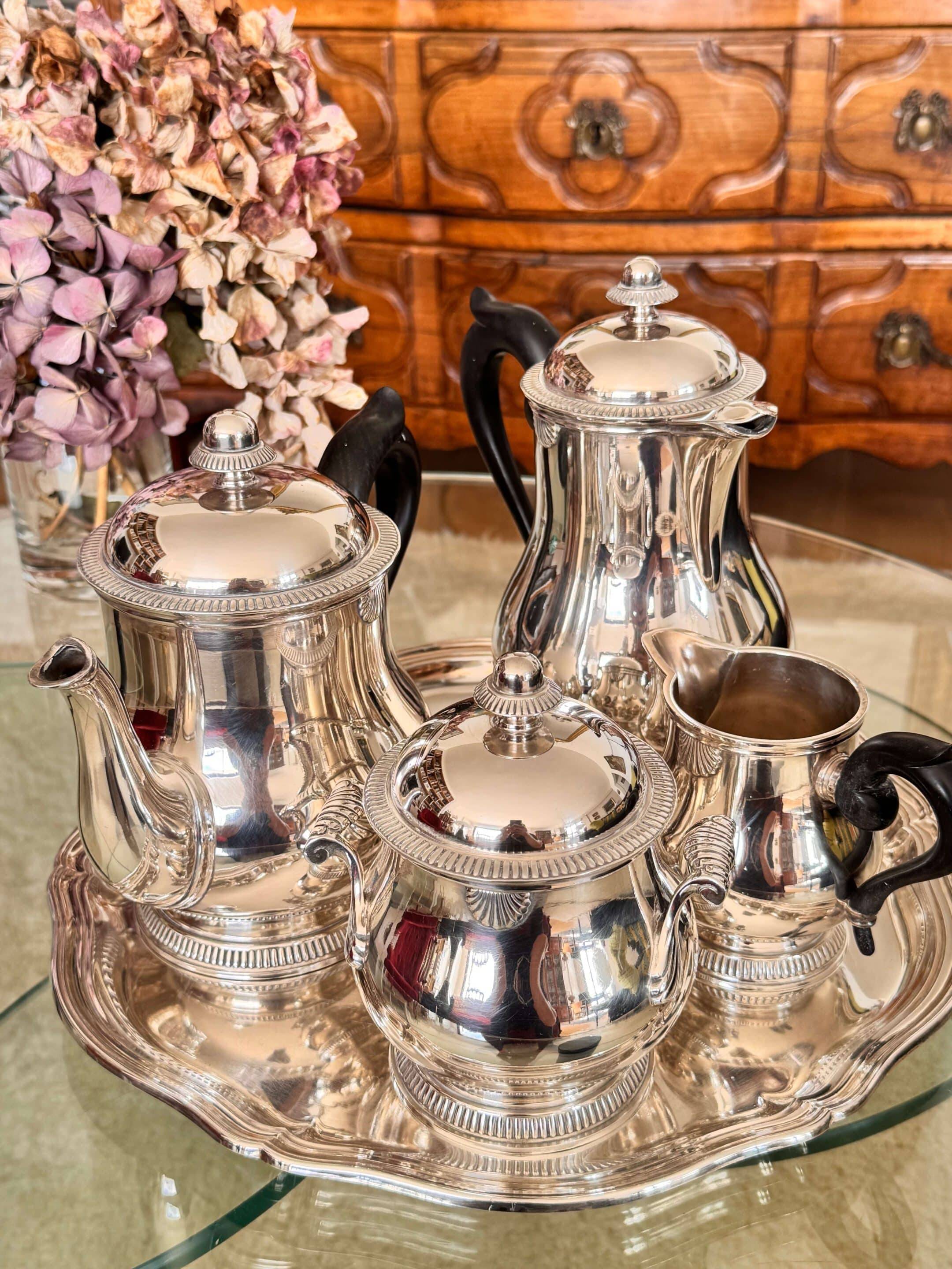 Antique Ercuis tea and coffee set from the 1960s