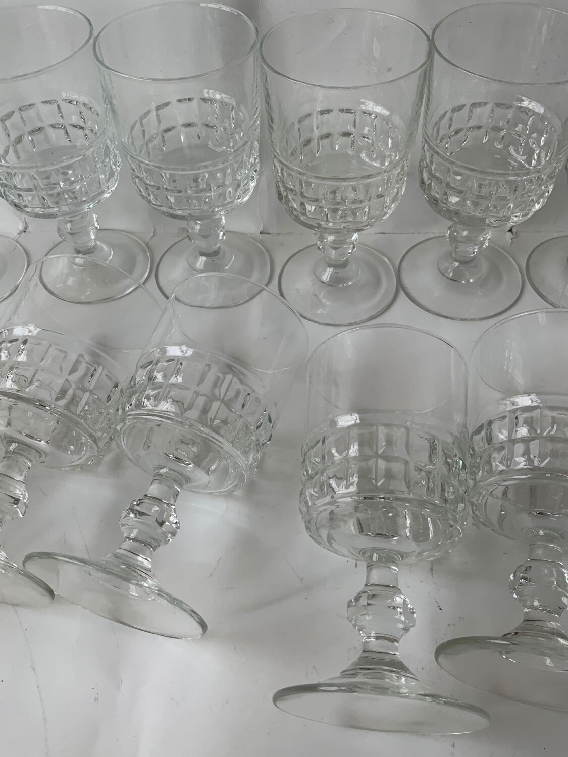Stemmed glasses