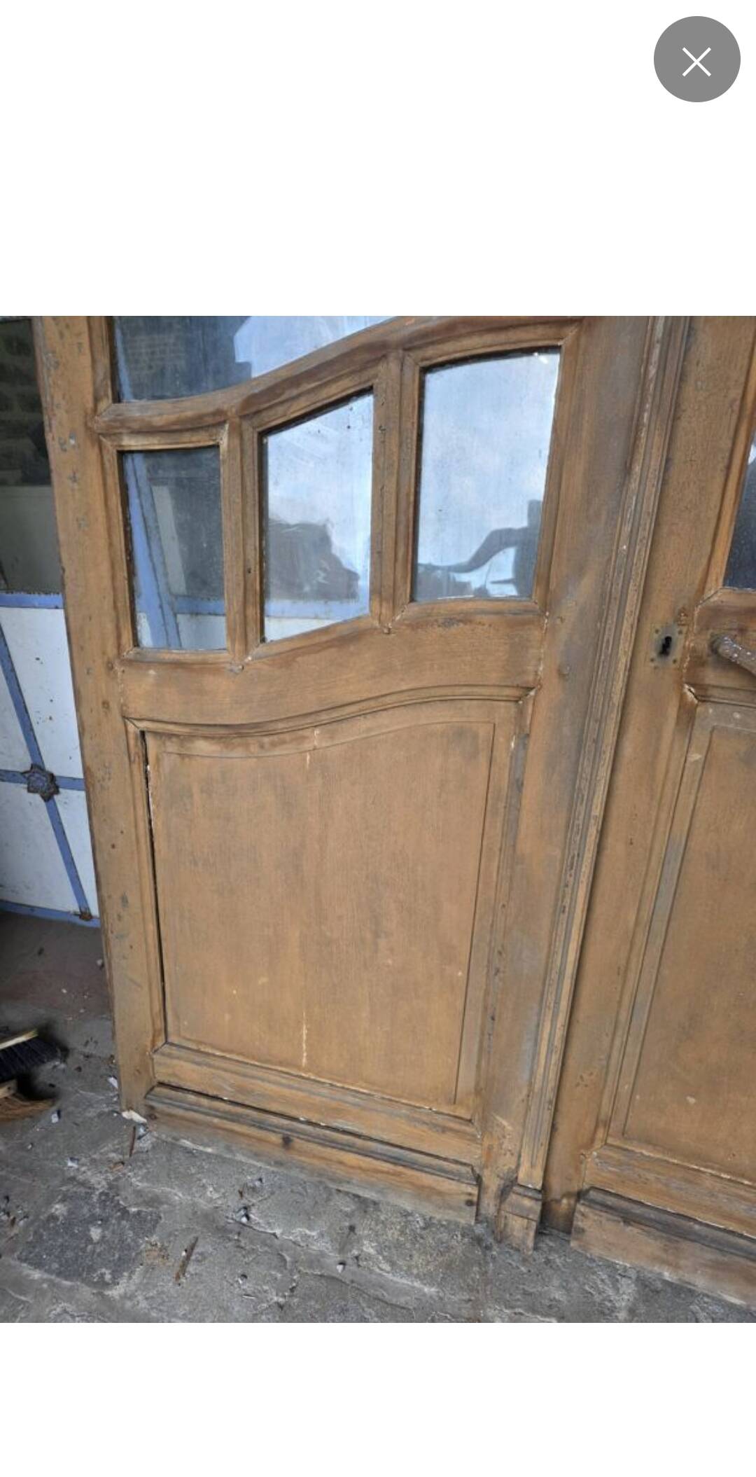 Pair of old Art Nouveau doors