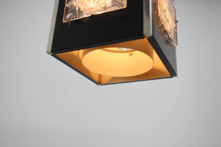 Suspension mid-century Napako, conçue par Josef Hurka, années 1970.