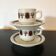 Lot de 2 tasses bistrot vintage