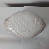 Plat poisson avec couvercle en céramique de Sarreguemines