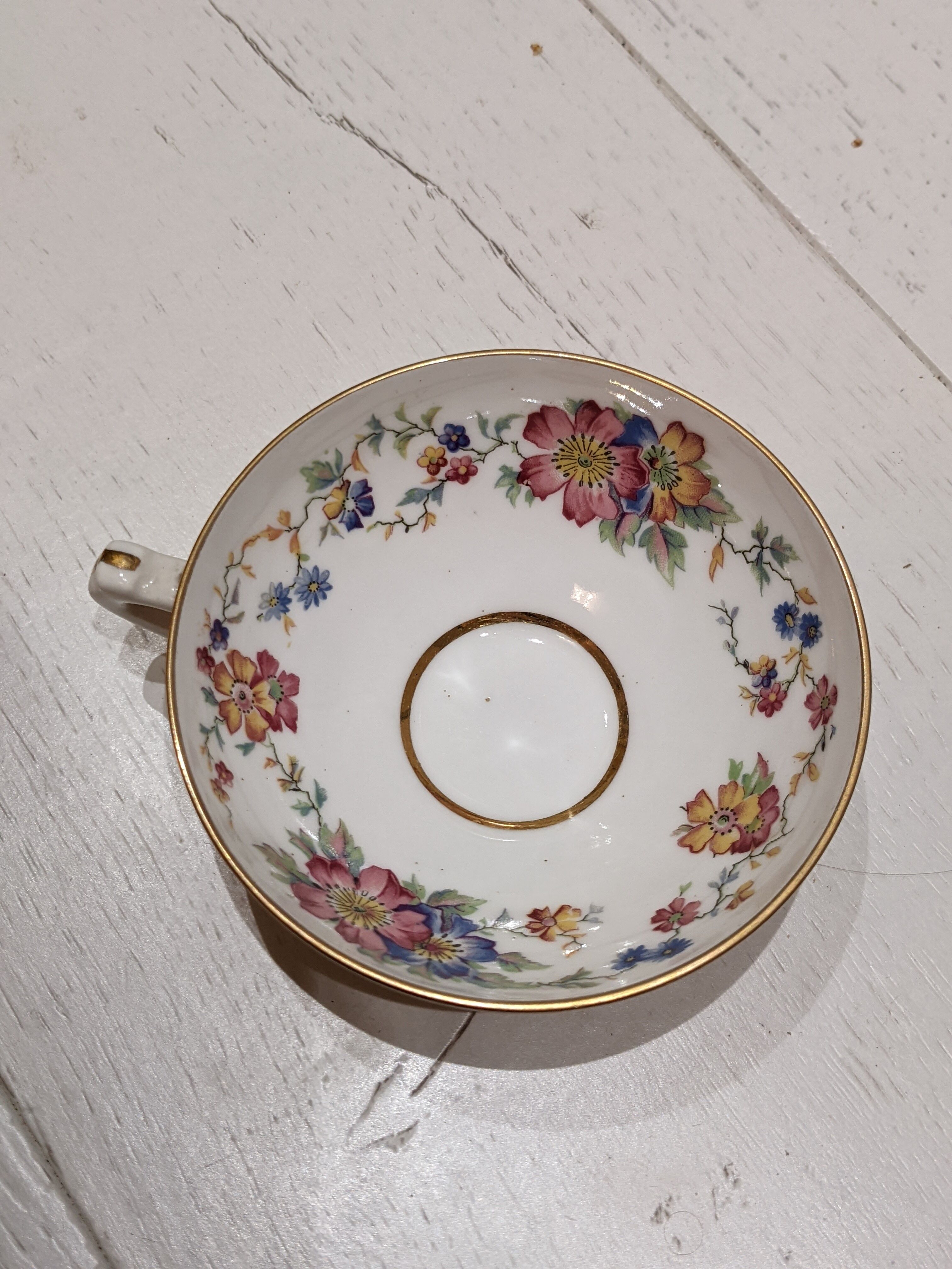 Vintage antique Limoges porcelain cup