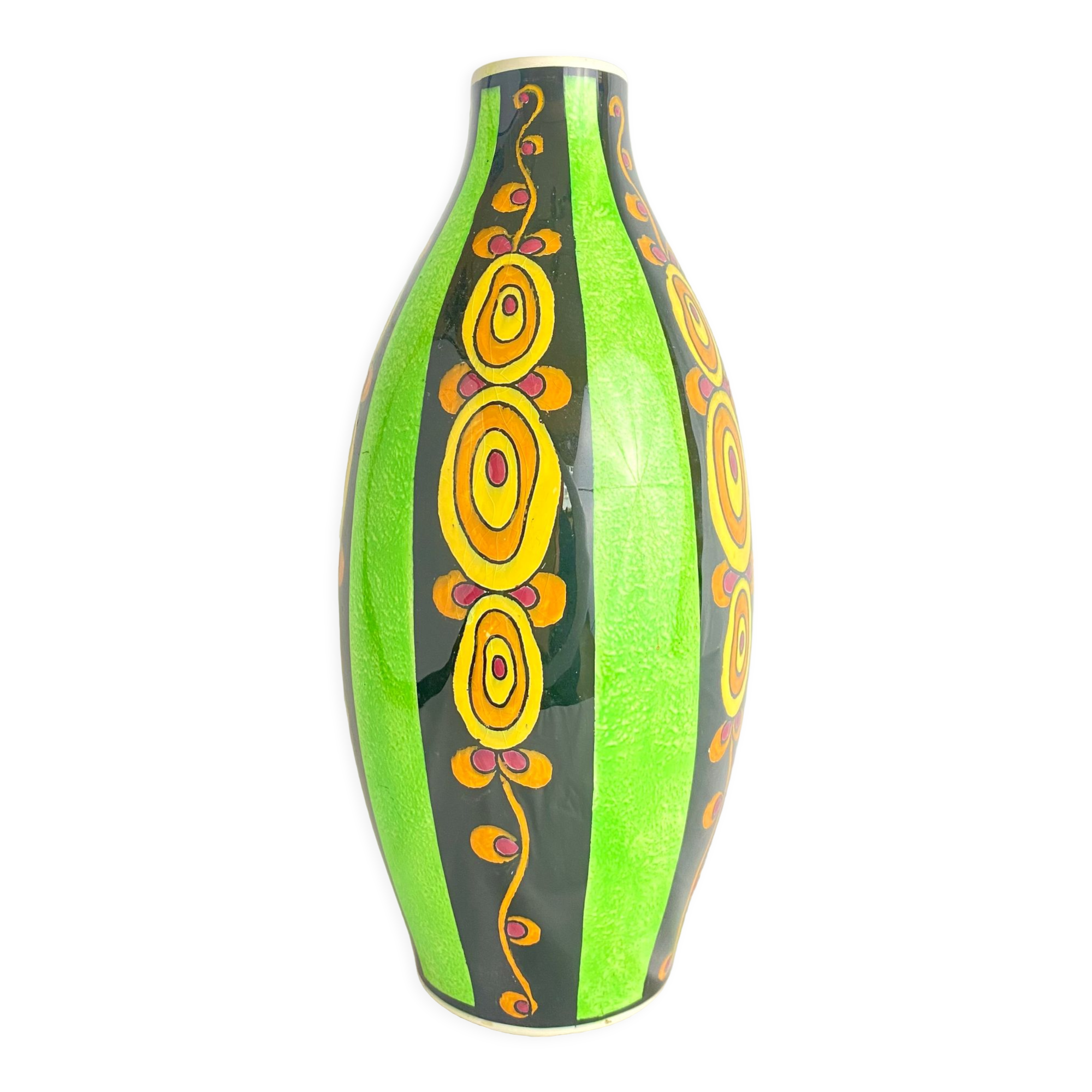 Very nice vase in perfect condition from Boch Freres Keramis