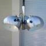 Suspension Lustre Space Age 1970 Eyeball Massive Art Belgium brushed aluminium