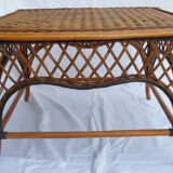 Vintage  in rattan and wicker