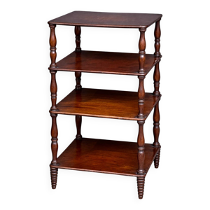 Étagère en acajou.