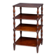 Mahogany shelf.