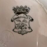 Plat compotier Longwy