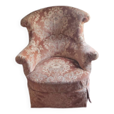Fauteuil crapaud velours